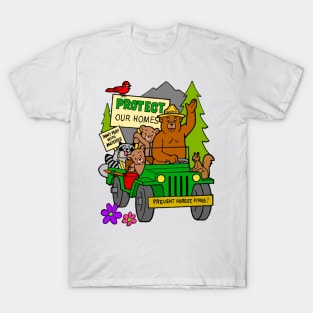 Smokey Bear _amp_ Friends T-Shirt